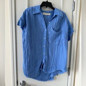 Free People blue top